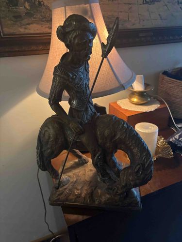 Quixote Balthazar Mounted Figure Lamp
