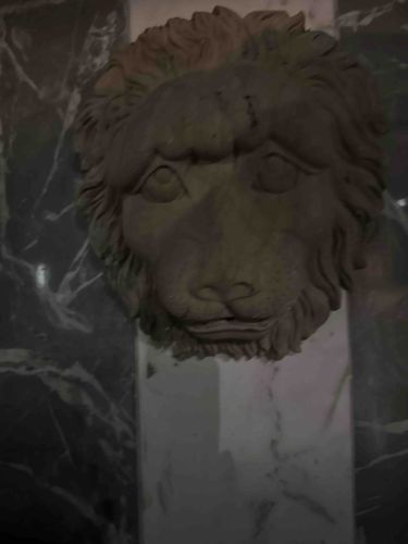 Antique Lion Head Architectural Ornament