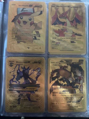 Gold-Plated Pokémon Cards