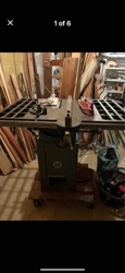 Vintage Contractor-Style Table Saw