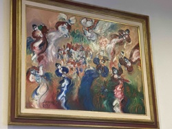 Abstract Expressionist Figurative Painting