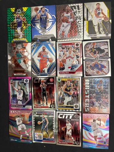 Lot of 16 Modern NBA Trading Cards