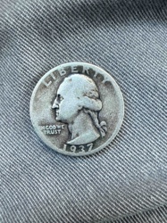 1937 Washington Quarter (Obverse)