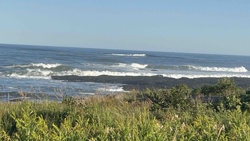 Coastal Seascape with Breaking Waves