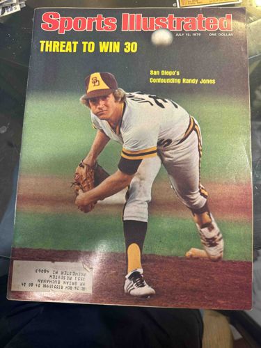 Sports Illustrated Magazine featuring Randy Jones, July 12, 1976