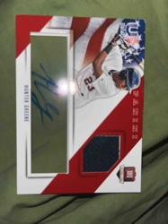 Hunter Greene USA Baseball Autographed Relic Trading Card