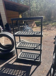 Plastic Utility Storage Shelf Unit