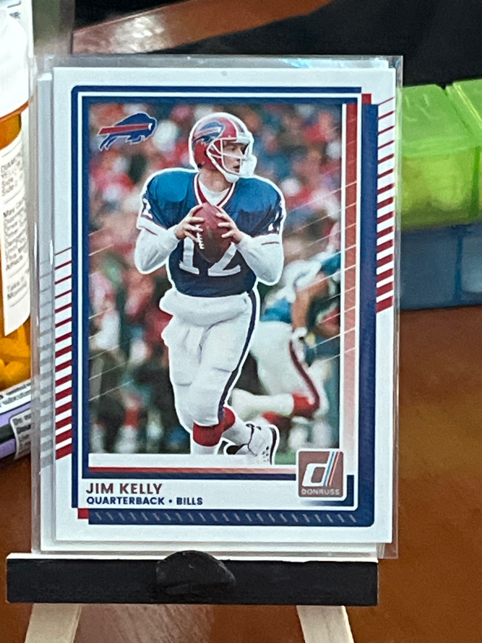 Panini Donruss Football Card - Jim Kelly, Buffalo Bills