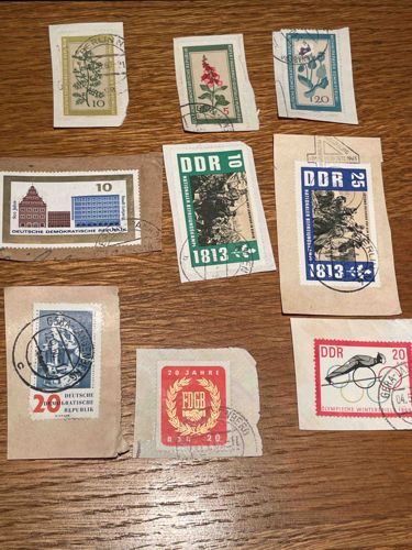 Collection of Vintage German Democratic Republic (DDR) Post-War Stamps