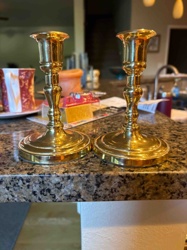 Pair of Brass Candlesticks