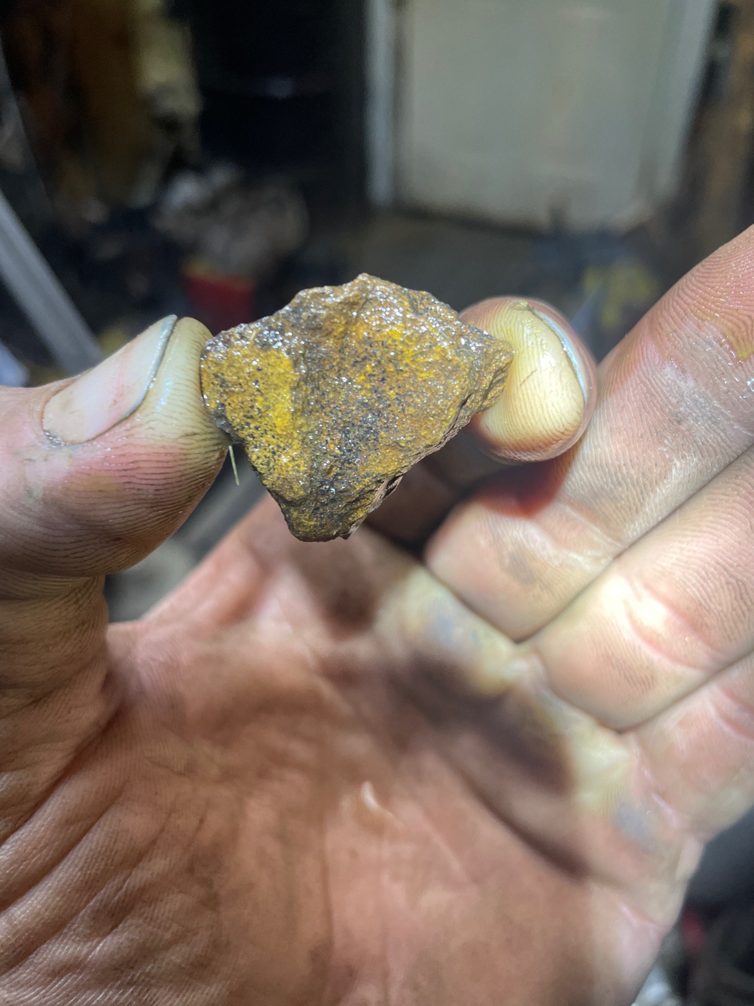 Submitted photo of Iron-rich mineral specimen