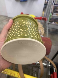 Handmade Polka Dot Ceramic Jar by Nancy (2016)