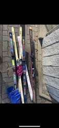 Lot of Used Downhill Skis