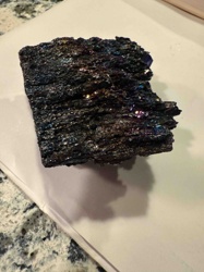 Iridescent Carborundum Crystal Specimen (Silicon Carbide)