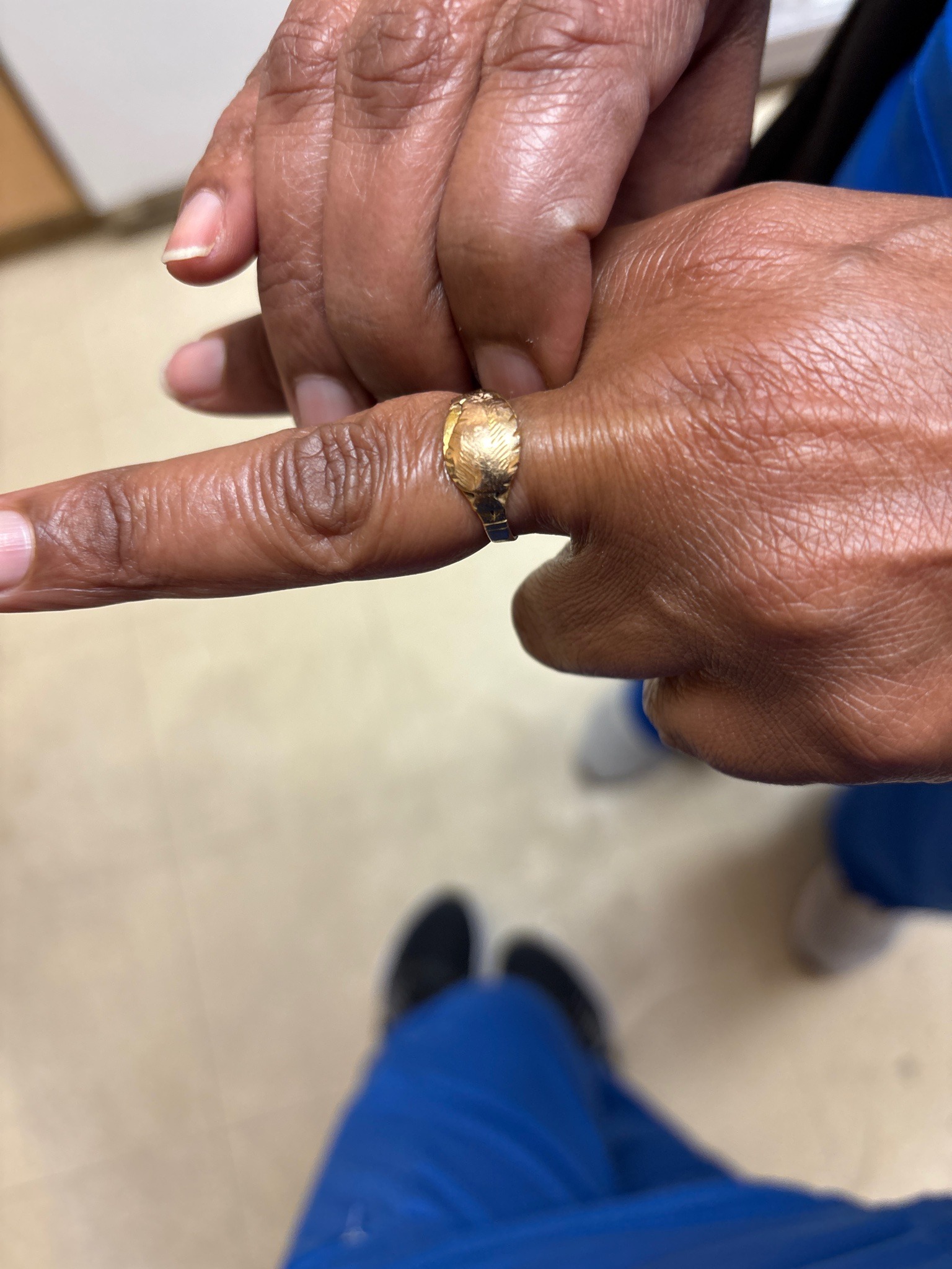 Submitted photo of Gold Signet Ring