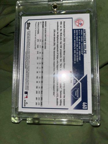 2022 Topps Series Two Anthony Volpe Baseball Card #460