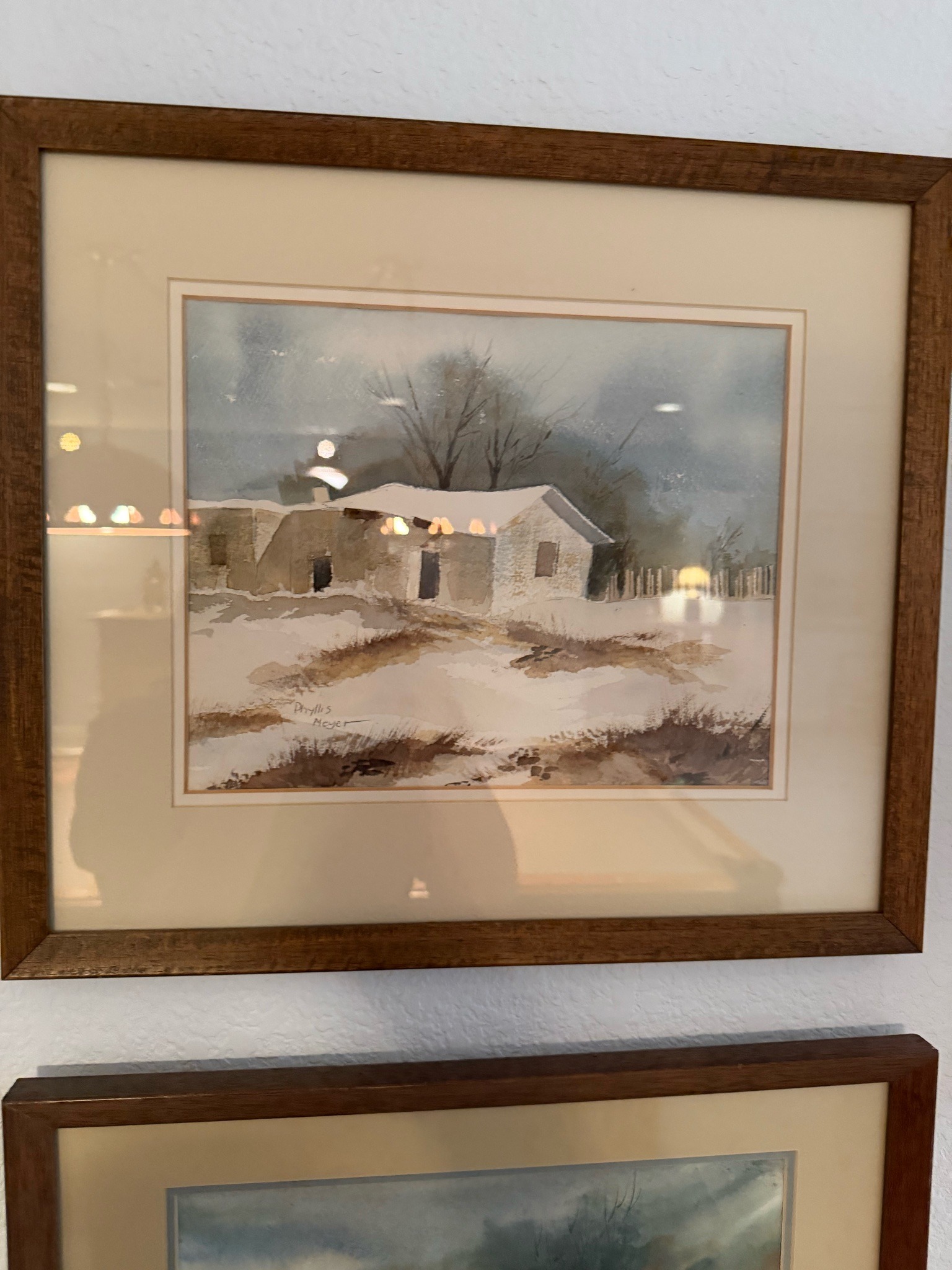 Submitted photo of Watercolor painting signed 'Phyllis Meyer'