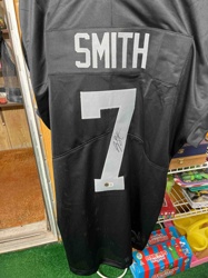 Autographed NFL-style Smith No. 7 Jersey