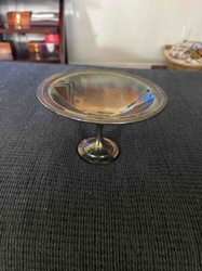 Silver-Plated Pedestal Dish