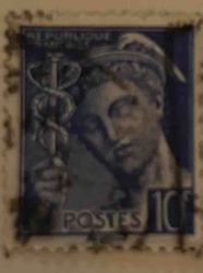 French Mercury Head Stamp (Semeuse Type)