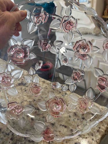 Glass Decorative Plate