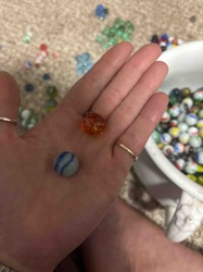 Vintage Assorted Glass Marbles