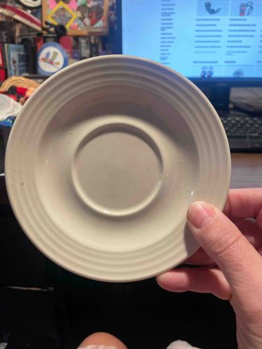 Vintage Fiesta Sandstone Saucer