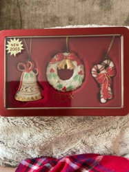 Lenox 2003 Christmas Ornaments Gift Set
