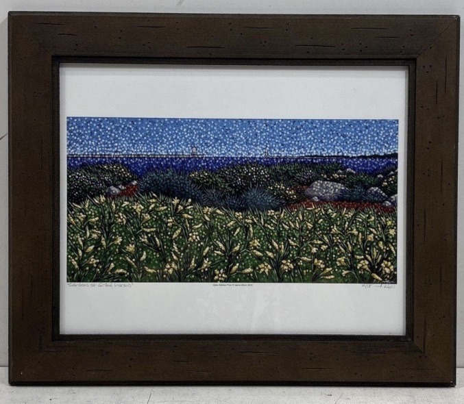 Submitted photo of Abstract Print Signed 'Aaron Kloss'