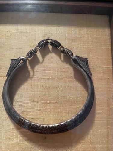 1950s Laos Silver Marriage Necklace