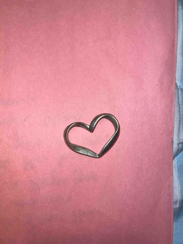 Heart-shaped Metallic Object