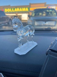Crystal Horse Figurine