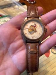 Vintage Atlanta Braves 'Chief Wahoo' Logo Wristwatch