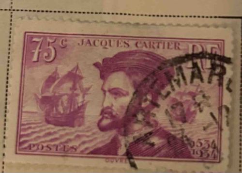 Jacques Cartier 75c Postage Stamp