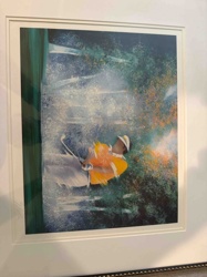 Victor Spahn 'The Golfer' Art Print (Framed)