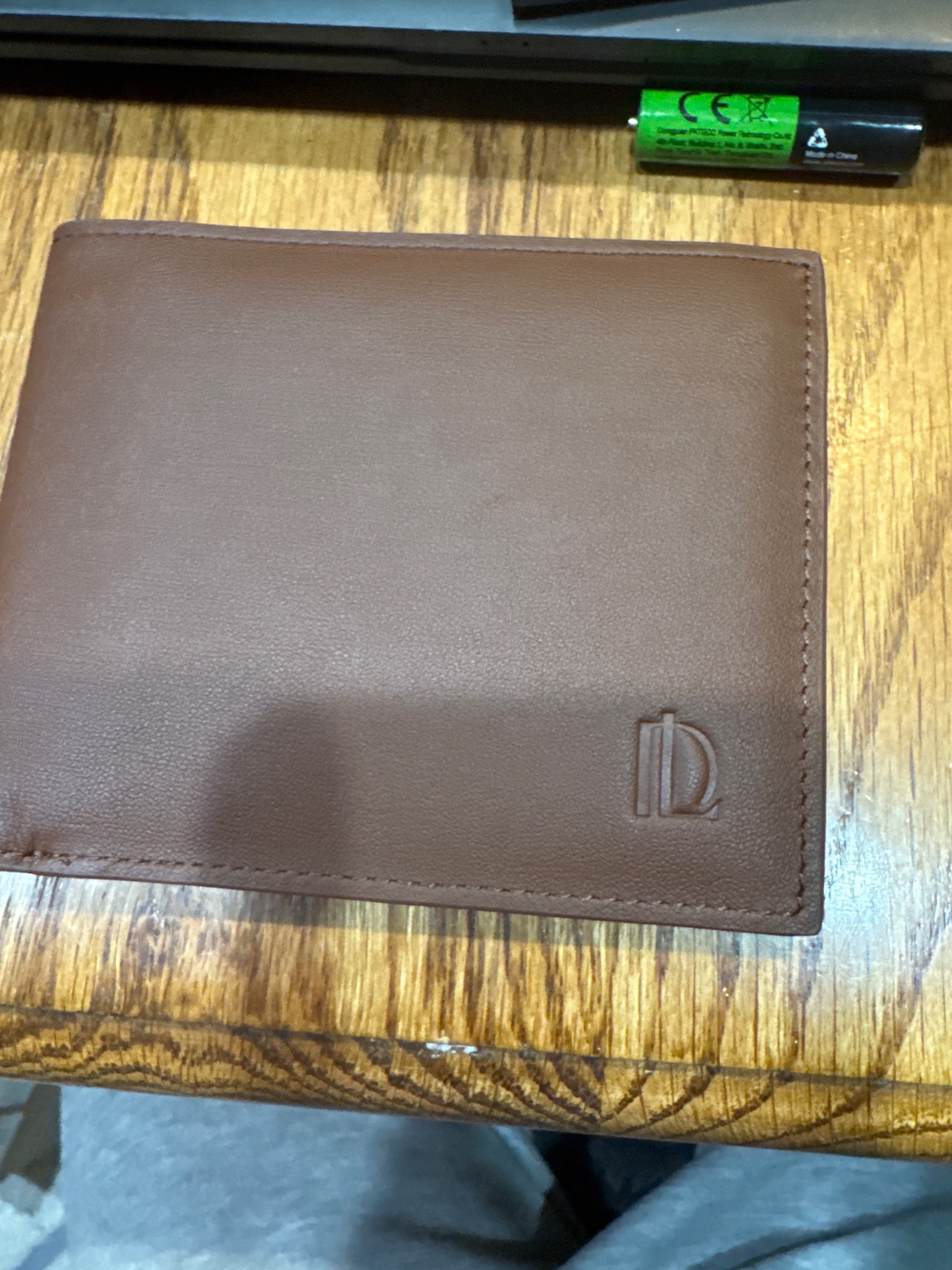 Submitted photo of Brown leather bifold wallet