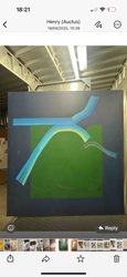 Abstract Painting by Adrian Heath (1969)