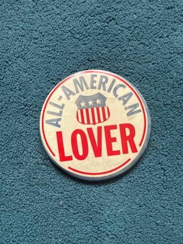 All-American Lover Pinback Button