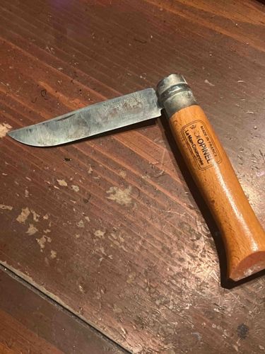 Opinel No. 8 Carbon Steel Folding Knife