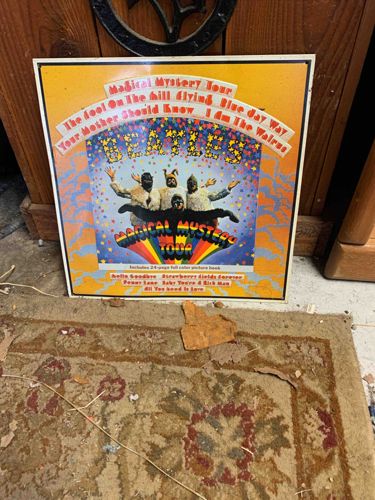 The Beatles 'Magical Mystery Tour' Vinyl Record LP Cover