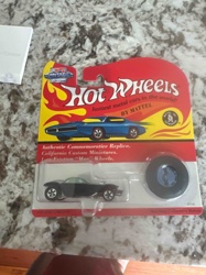 Hot Wheels Authentic Commemorative Replica (Black Die-cast Car with Display Base)