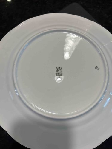 White Ceramic Wawel Dinner Plate