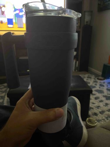 Insulated Travel Mug with Handle