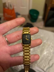 Citizen Gold-Tone Rectangular Dial Quartz Watch