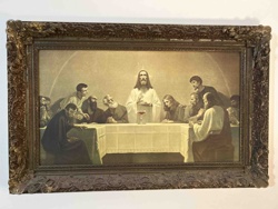 Framed Print of 'Last Supper' by Gebhard Fugel