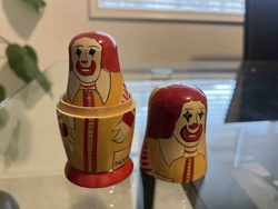 Ronald McDonald Clown Matryoshka Nesting Dolls