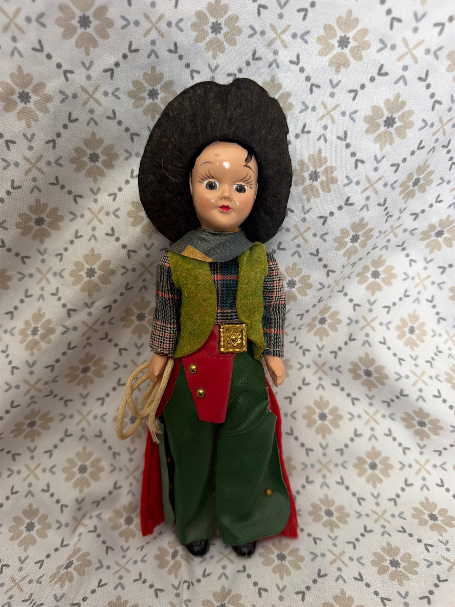 Submitted photo of Vintage novelty cowboy doll