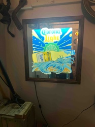Corona Light Backlit Beer Advertising Mirror
