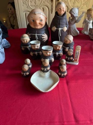 Humorous Monk Figurine and Novelty Collection