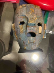 Mesoamerican Style Mosaic Stone Mask Replica